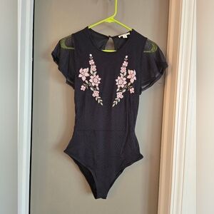 Miami Black Body Suit Small
